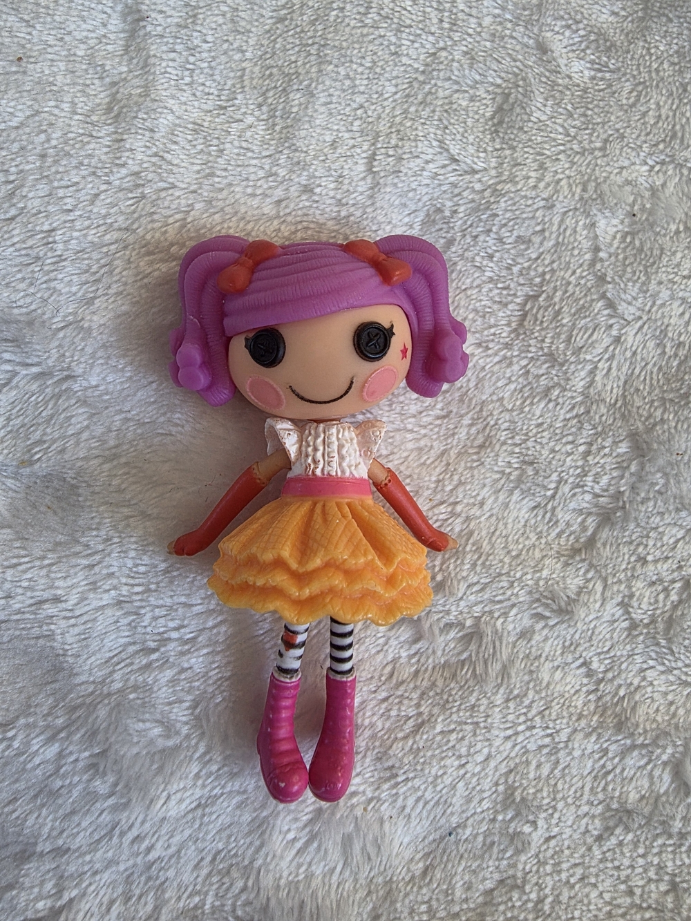 Mini Lalaloopsy 3" Doll Figure - Peanut Big Top Purple Hair Circus (Loose)